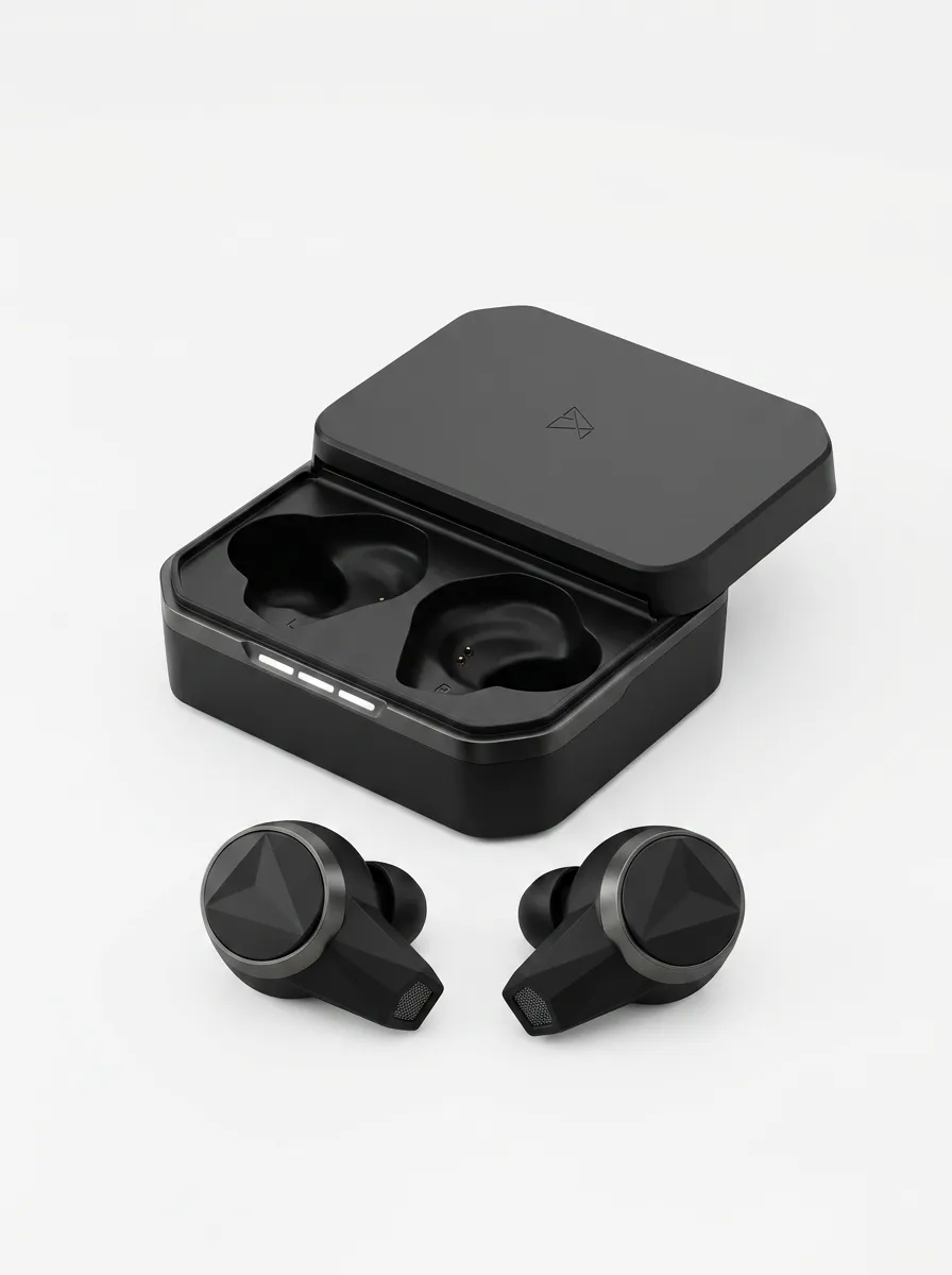 Geometric Wireless Earbuds