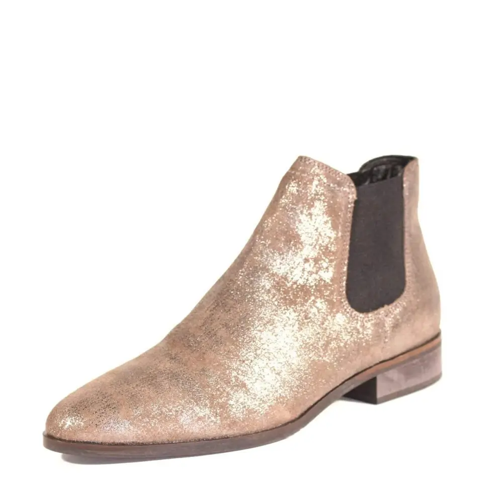 Leather Slip On Chelsea Ankle Boots