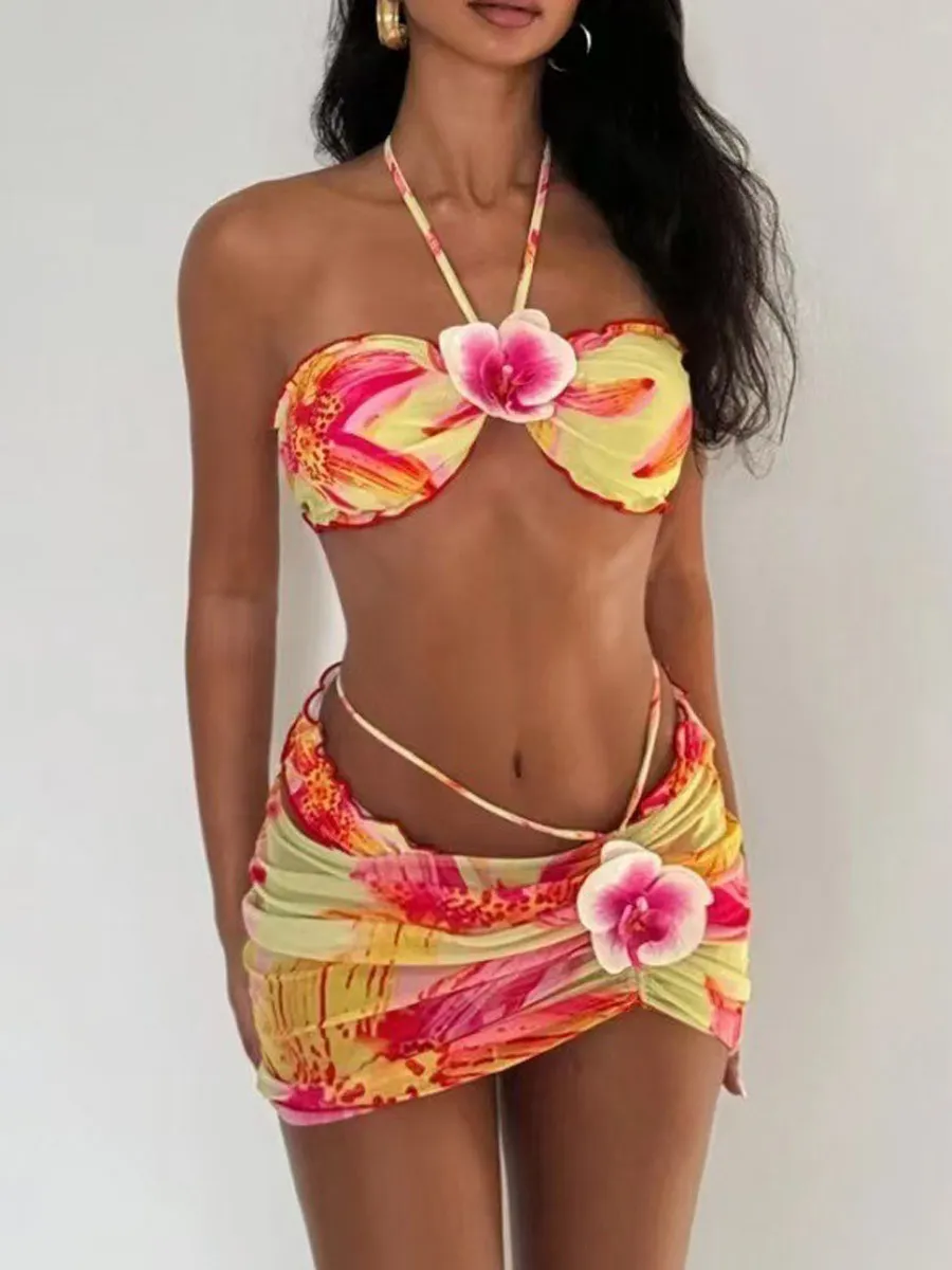 Rosalinda Printed Three Piece Set