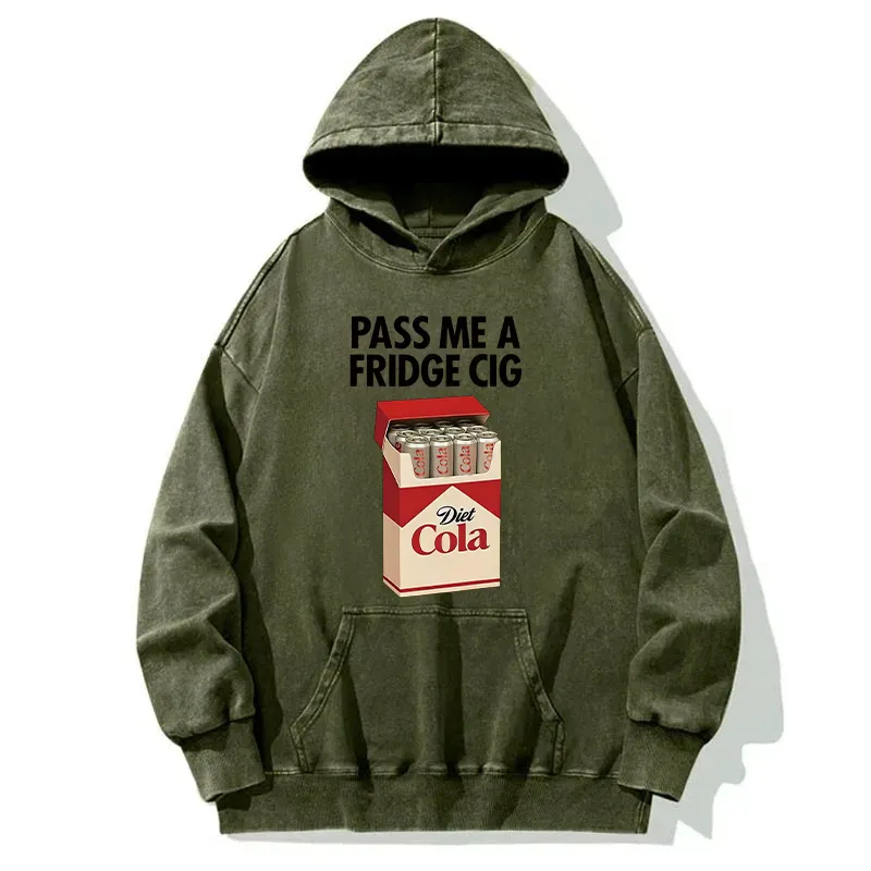 I Need Diet Cola Washed Hoodie