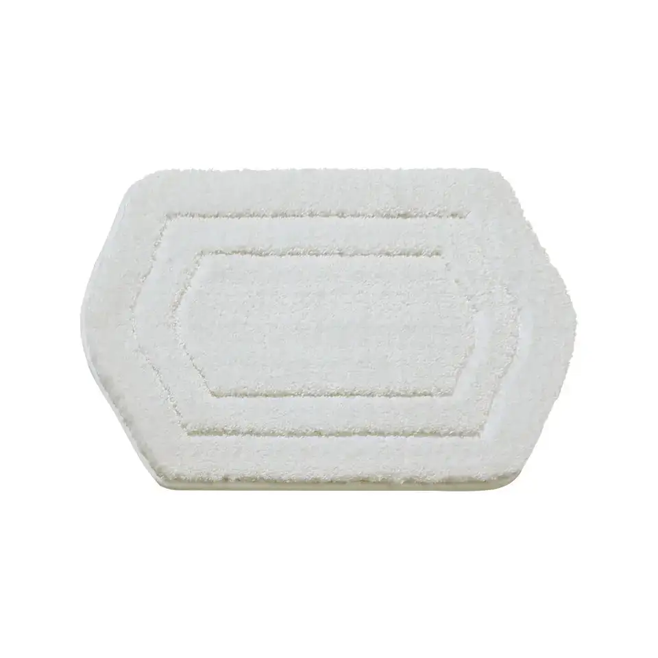 Fluffy Oval Bath Rug