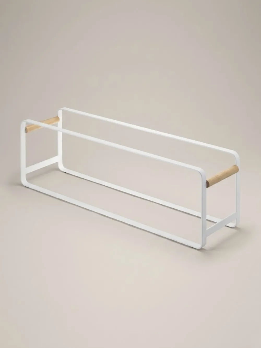 White Stackable Shoe Rack