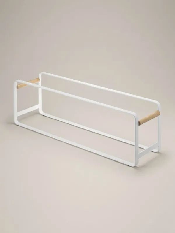 White Stackable Shoe Rack