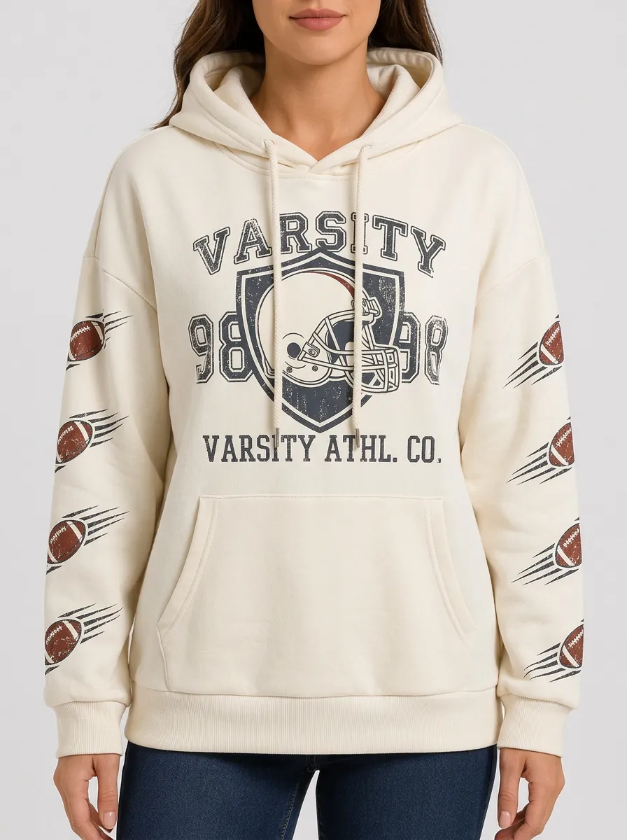 Women's Offense Heritage Football Hoodie