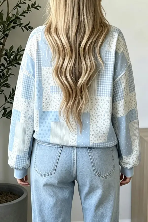 Modern High-Neck Sweatshirt