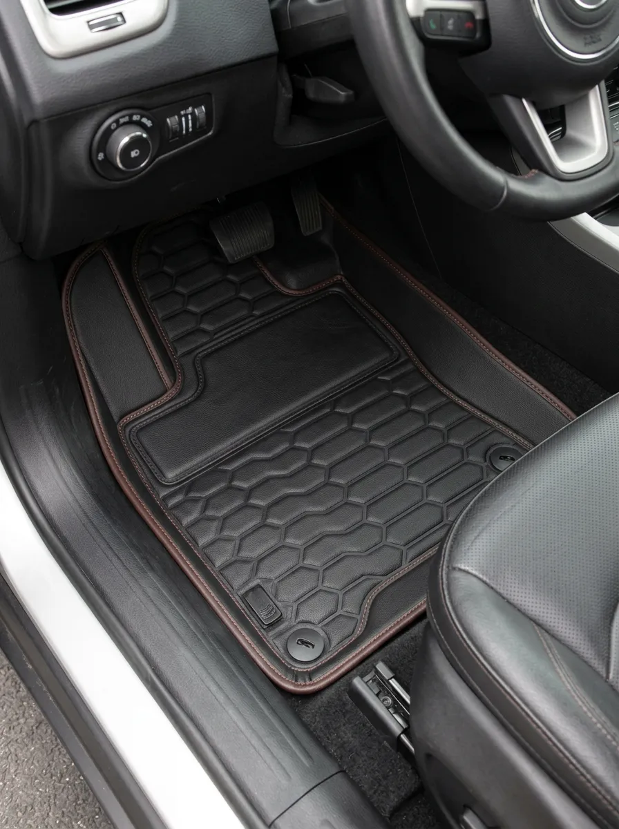 Leather-Look Floor Mats