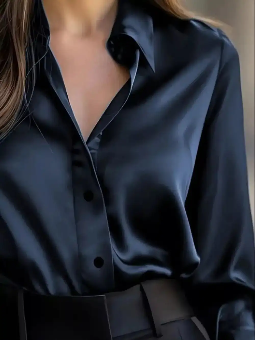Button Down Collared Long Sleeve Shirt