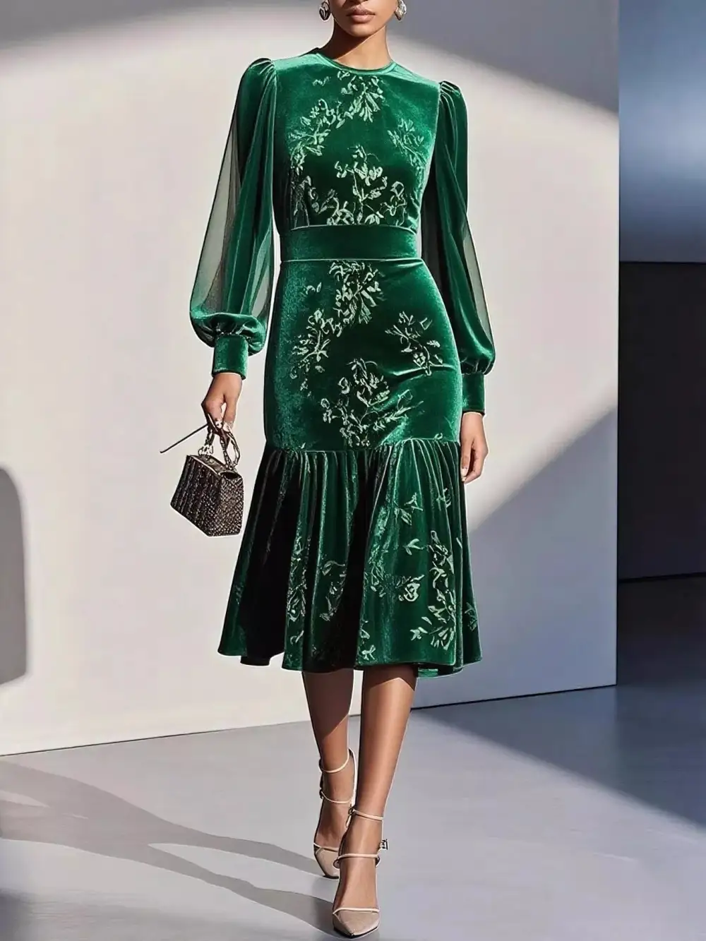 Everyday Floral Midi Dress