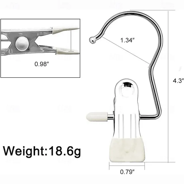 Versatile Closet Hanging Storage Clips
