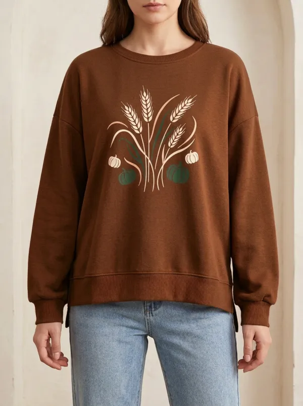 Printed Graphic Sweatshirt