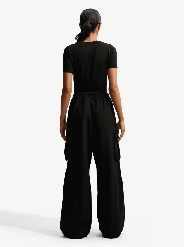 Mid Rise Oversized Woven Cargo Pants
