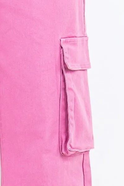 Short Sleeve Flap Pocket Pants