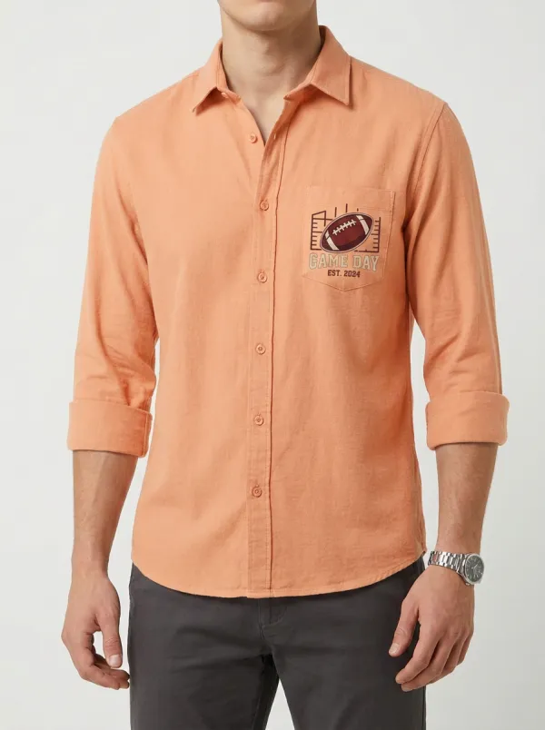 Football Graphic Casual Shirt