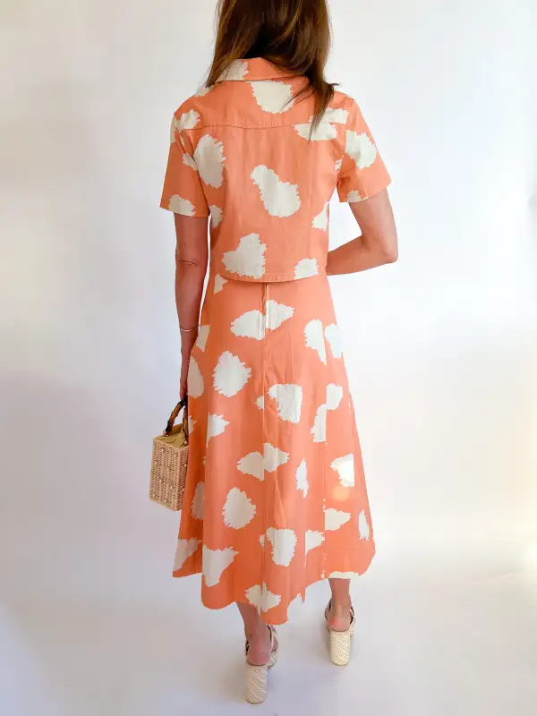 A-Line Midi Skirt