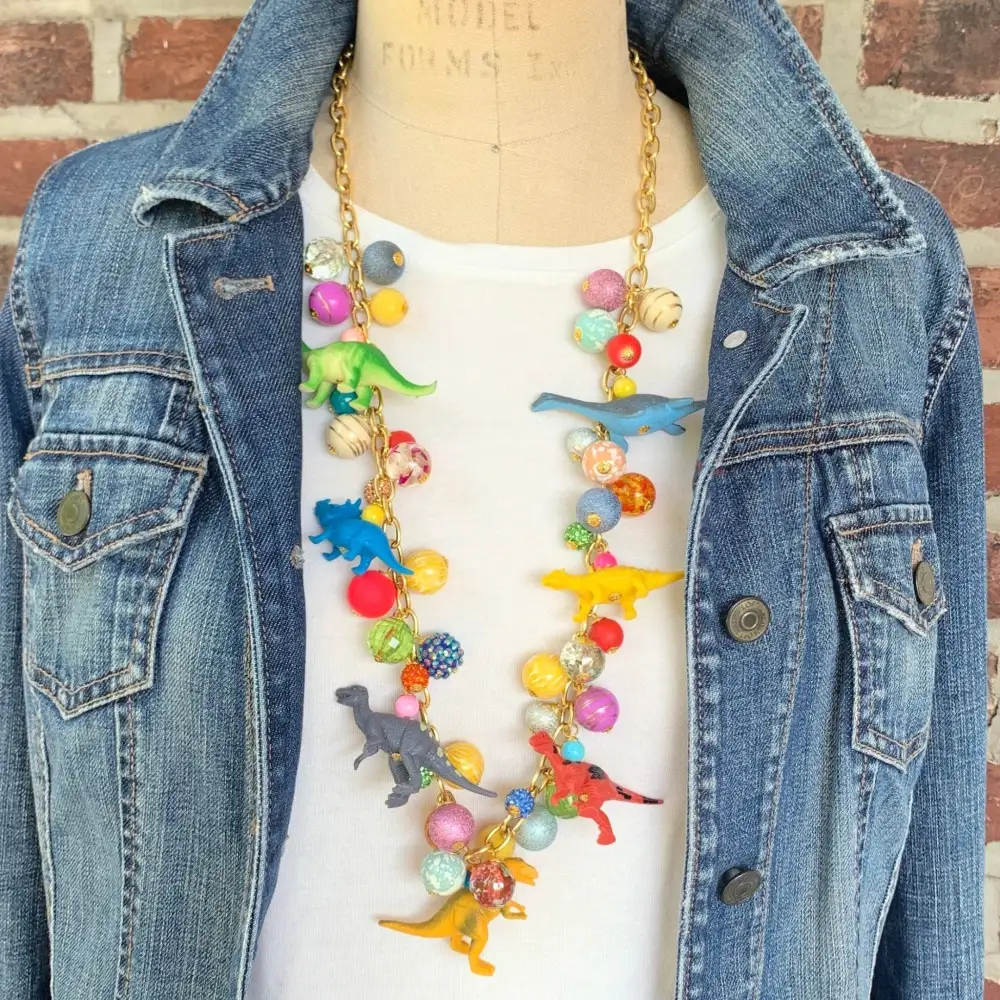 Geometric Chain Fashion Necklace