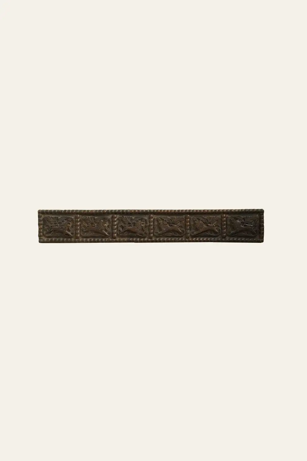 Mythic Lion Carved Wall Panel