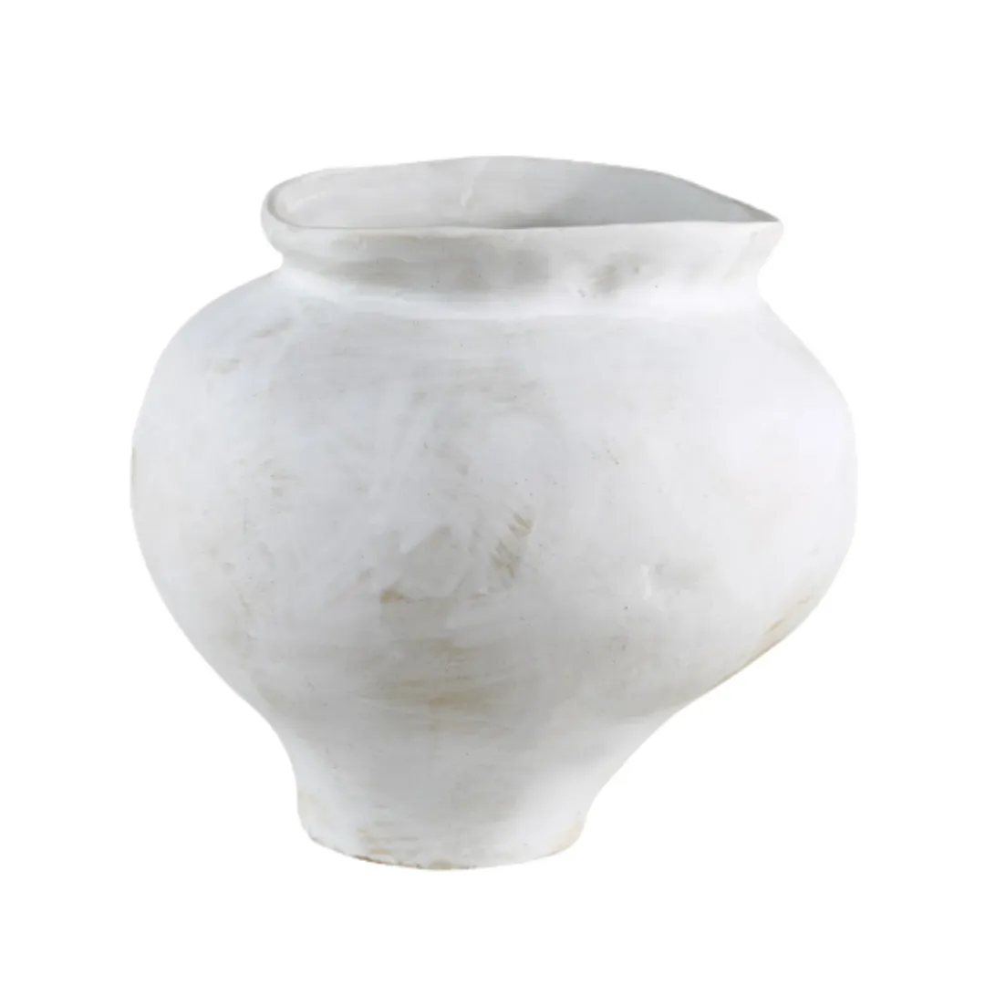 Polished Antique Inspired Decorative Table Vase