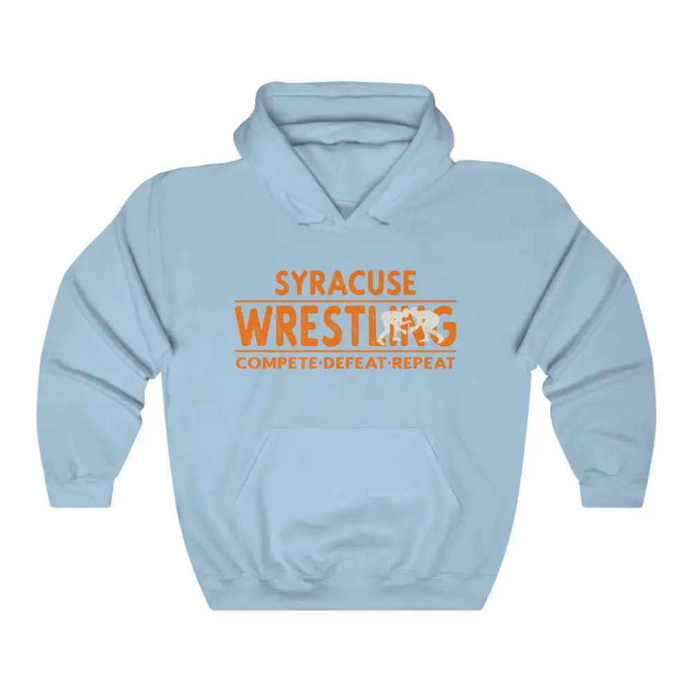 Motivational Text Wrestling Graphic Pullover Hoodie