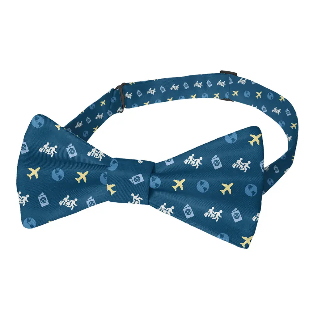 Traveling with Friends Pattern Bow Tie