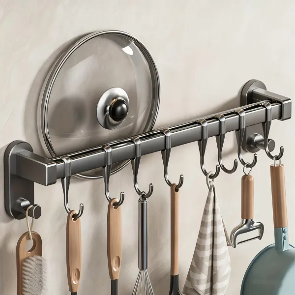 Wall-Mounted Utensil Rack