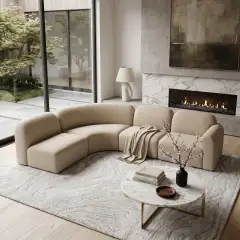 Modular Curved Sofa