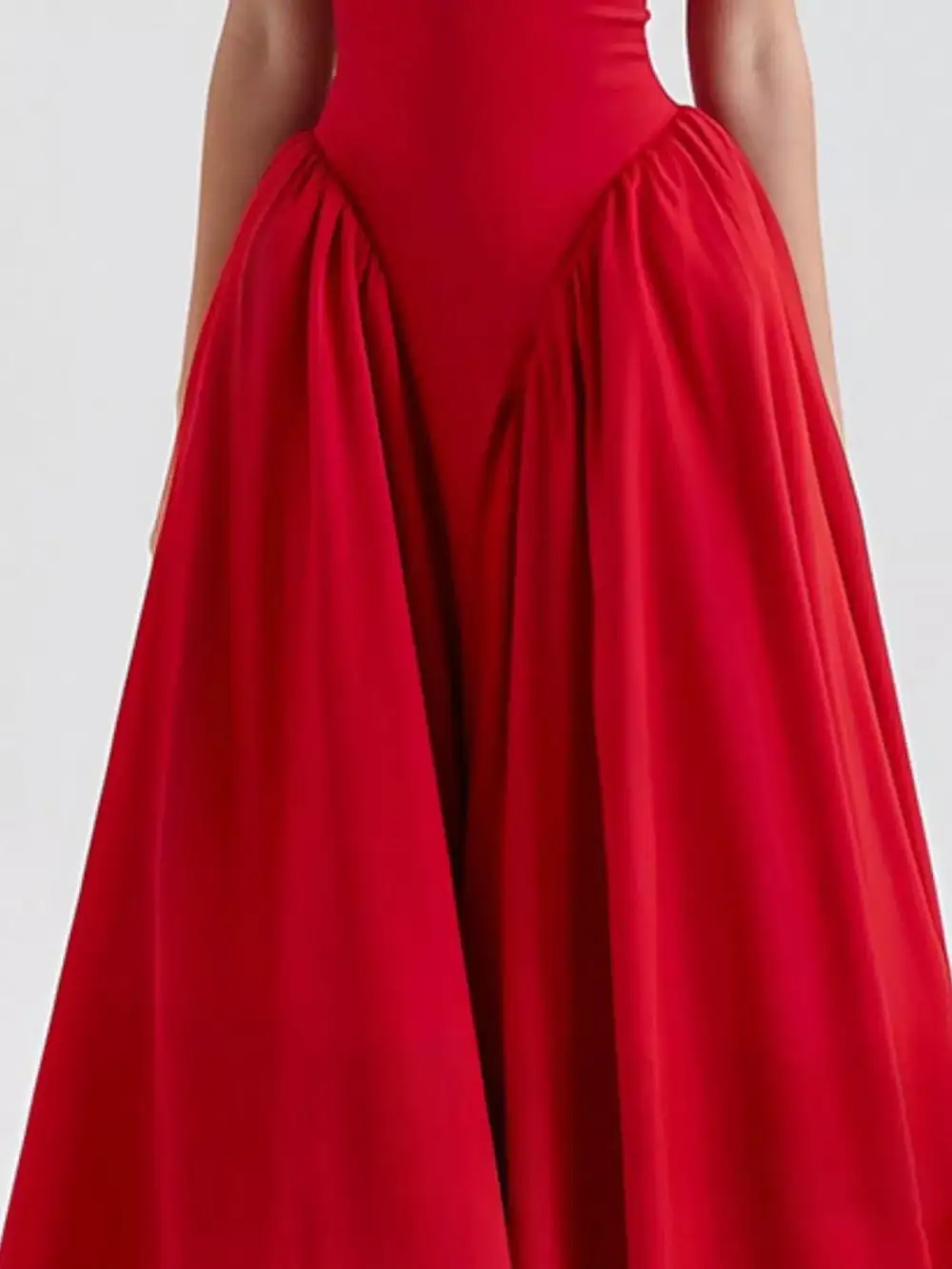 Halter Neck Midi Dress with Pockets