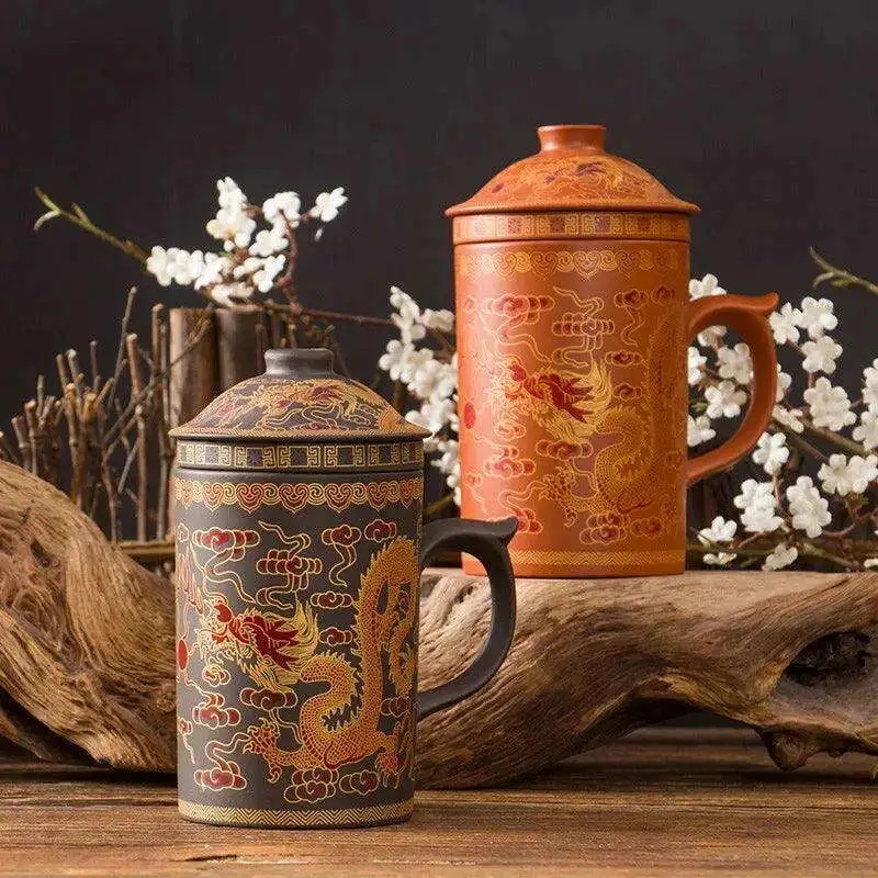 Yixing Dragon Drinkware Set