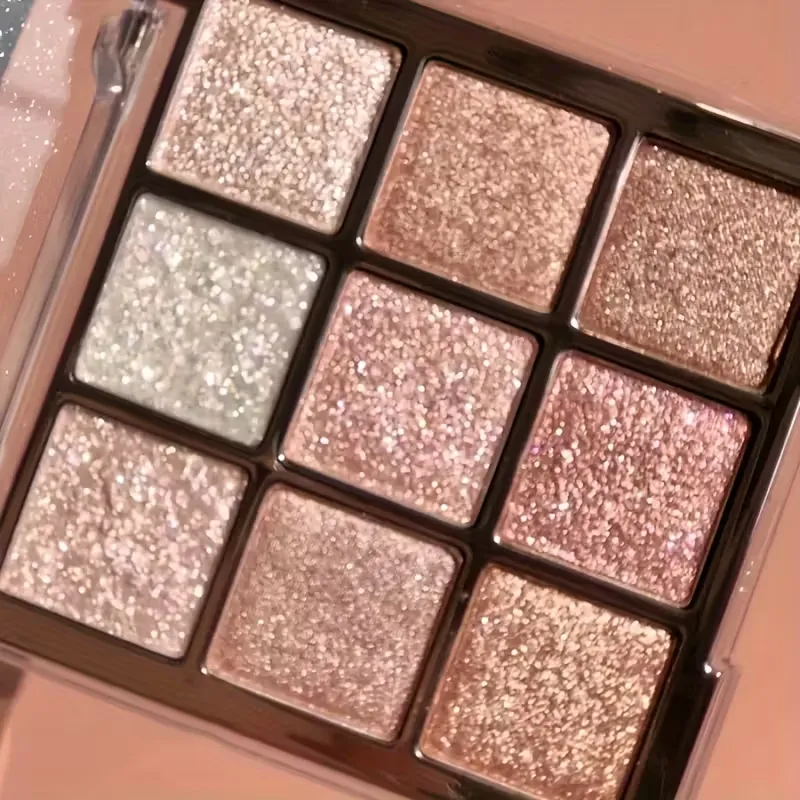 Glitter Pink-Brown Eyeshadow Palette