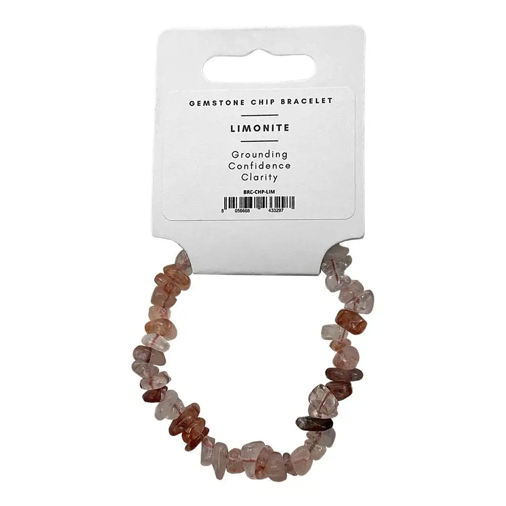 Chip-Stone Stretch Gemstone Crystal Bracelet