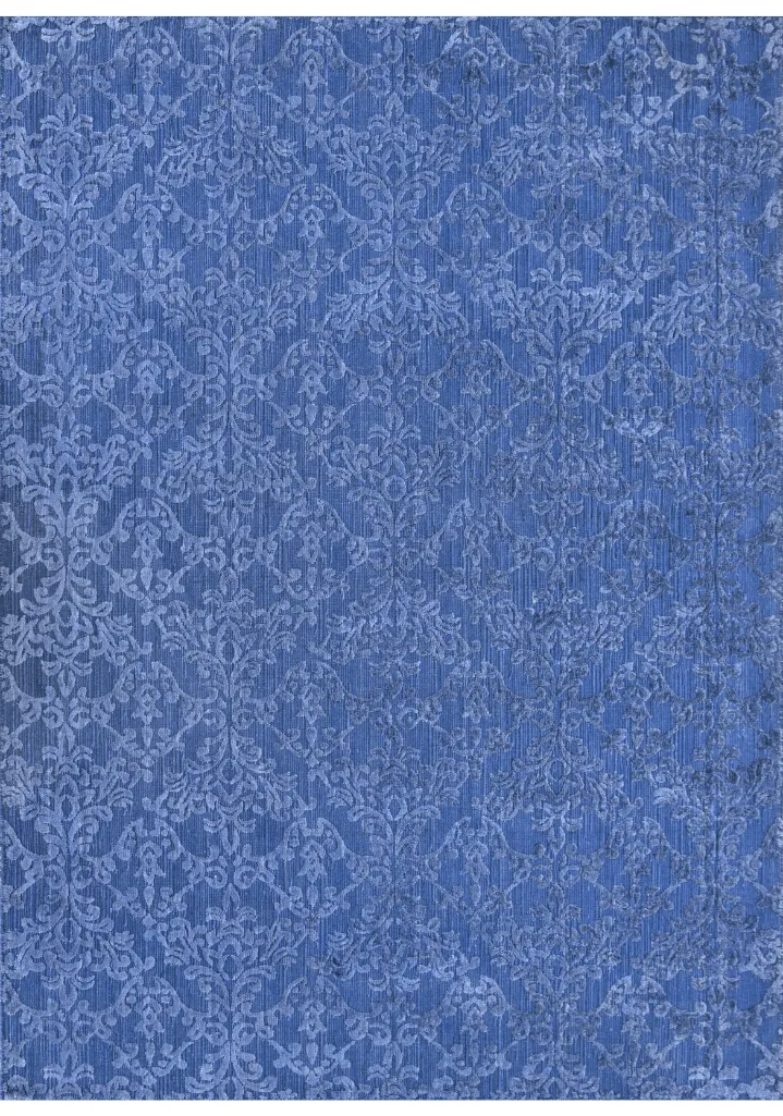 Handwoven Textured Wool Viscose Area Rug