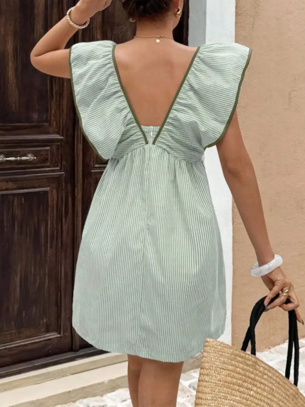 Ruffle Mini Dress