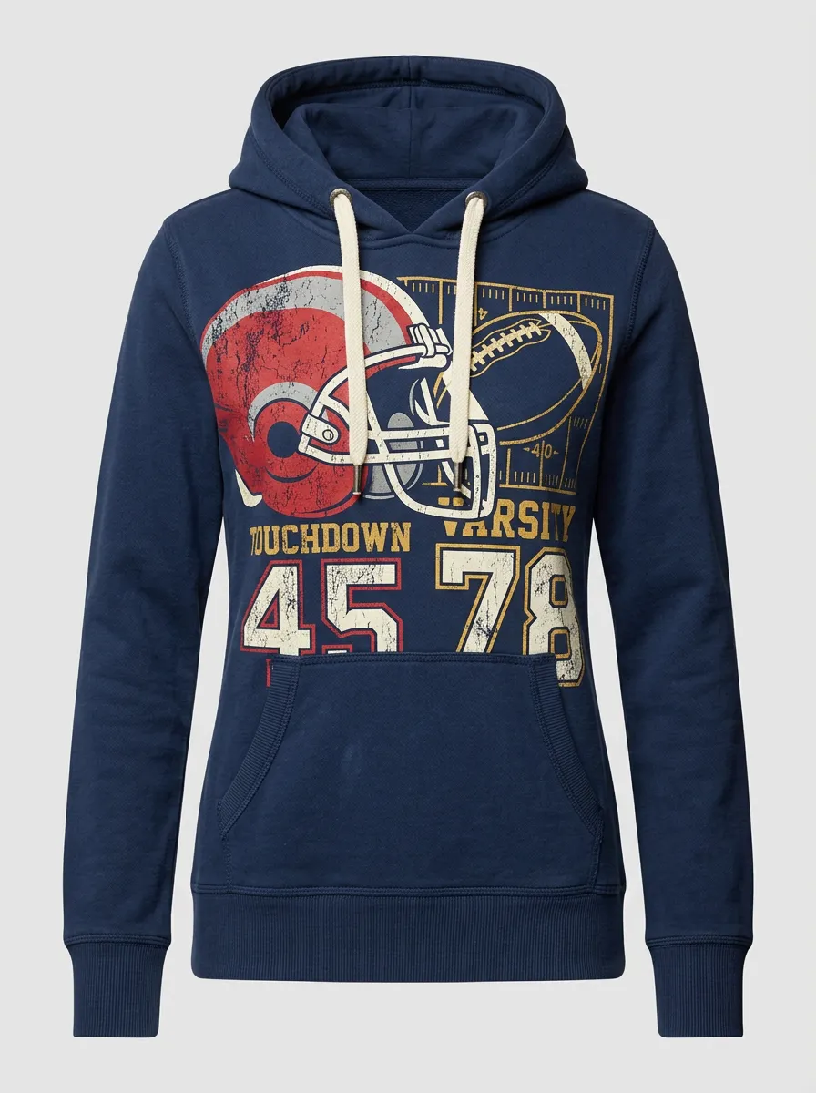 Women's Red Zone Heritage Football Hoodie