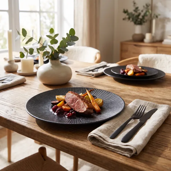 Disc Ceramic Dinner Plates