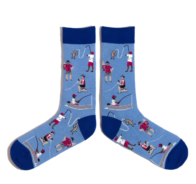 Comfort Versatile Animal-Motif Cotton Crew Socks
