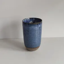 Hand Glazed Stoneware Bud Vase