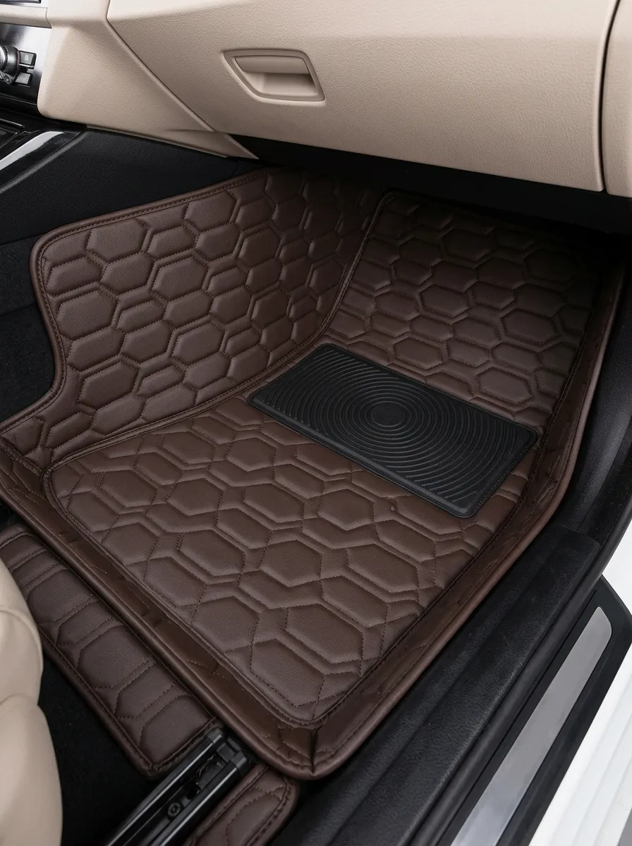 Refined Hexagon Car Floor Mats