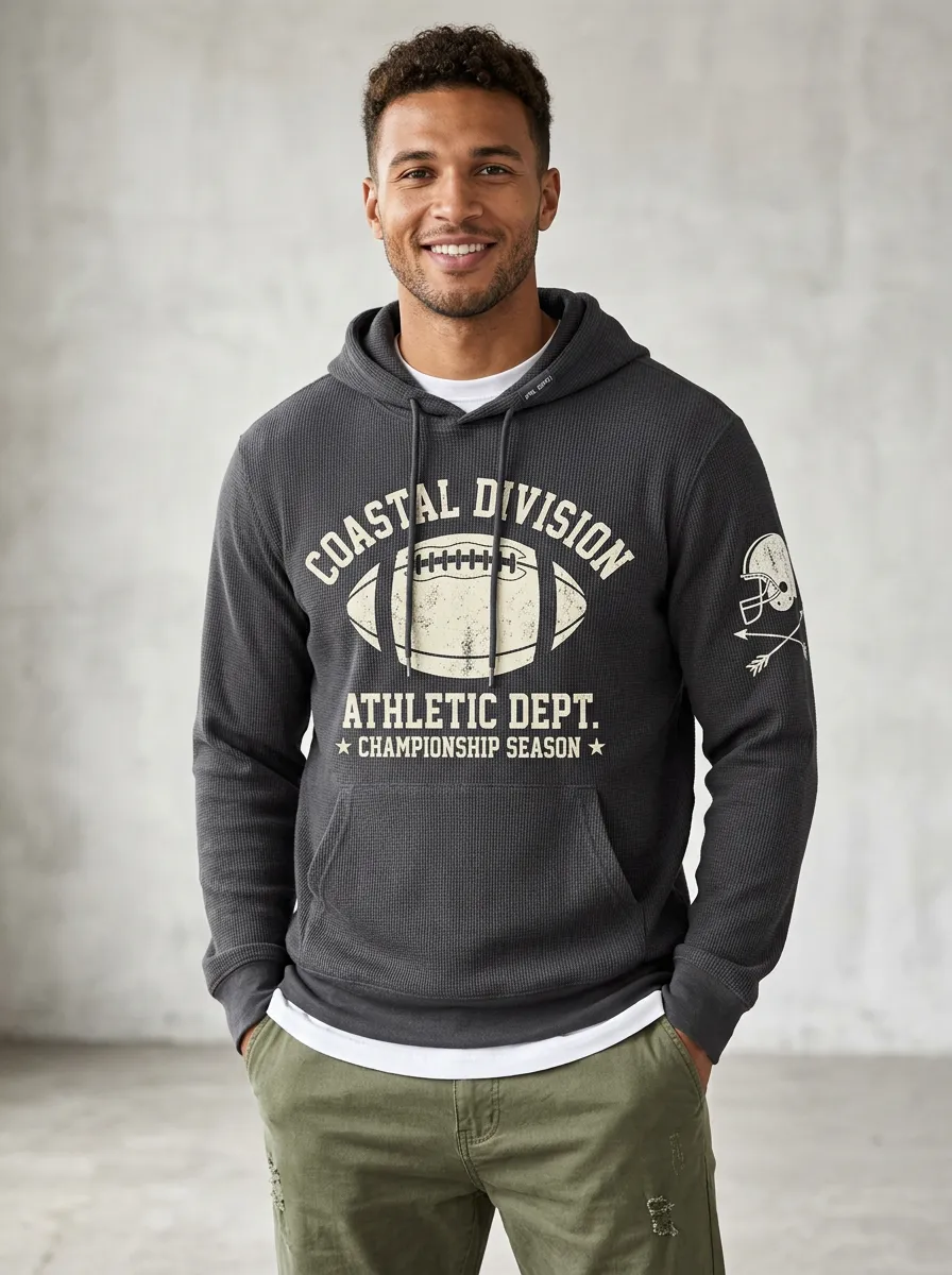 Men's Football Coastal Division Athletic Dept Printed Hoodie