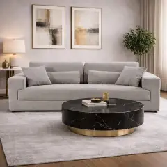 Minimal Fabric Sofa