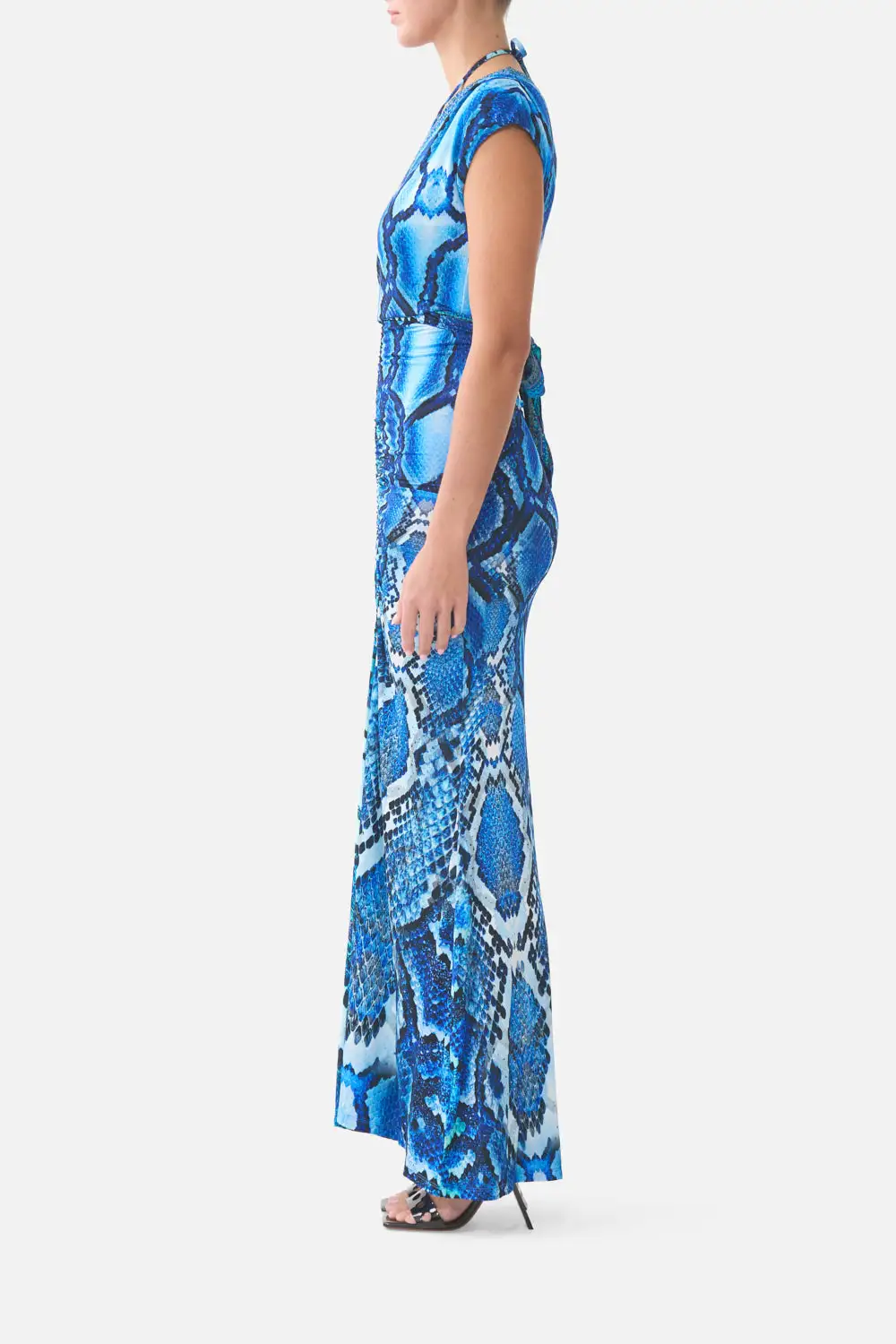 Wrap Bodice Jersey Dress