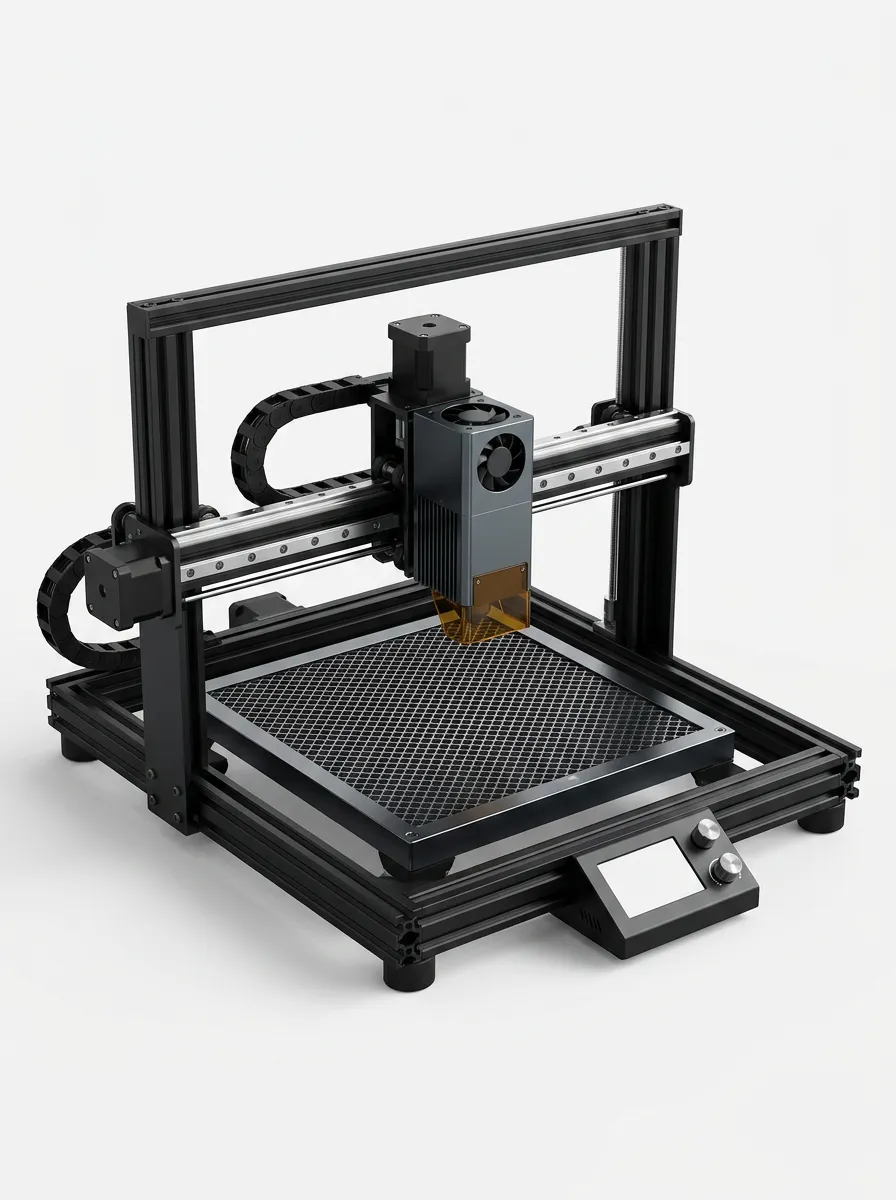 CNC Metal-Frame Desktop Laser Cutting and Engraving Machine