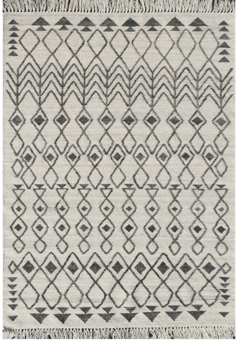 Handwoven Abstract Geometric Area Rug