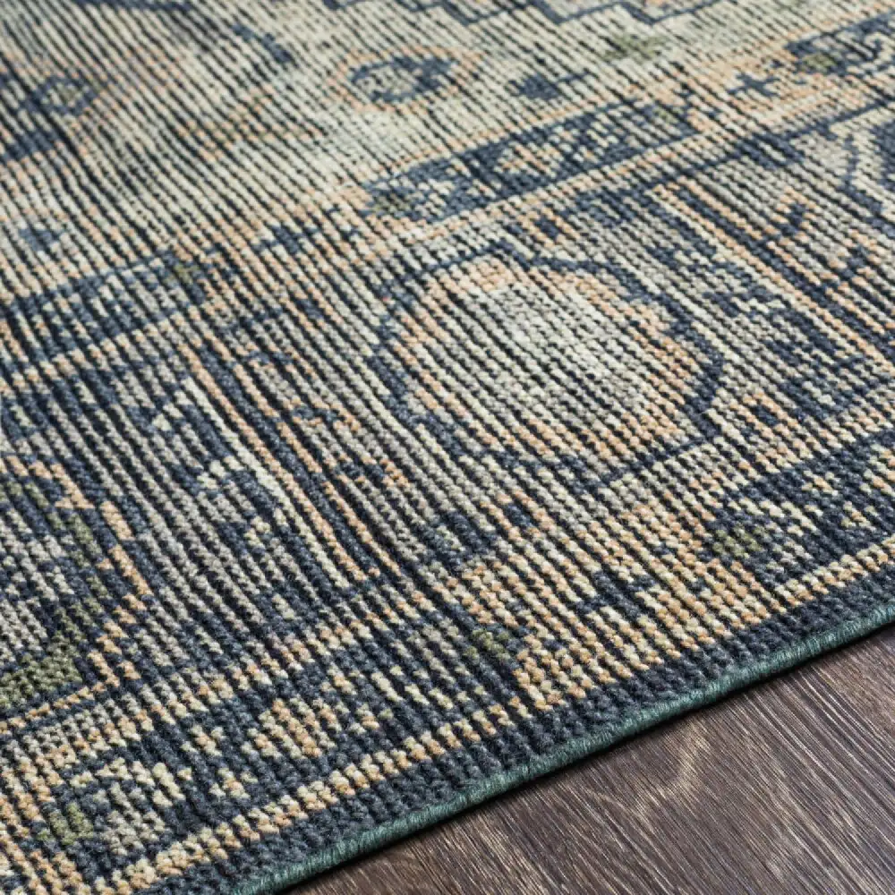 Fringed Wool Printed Carpet