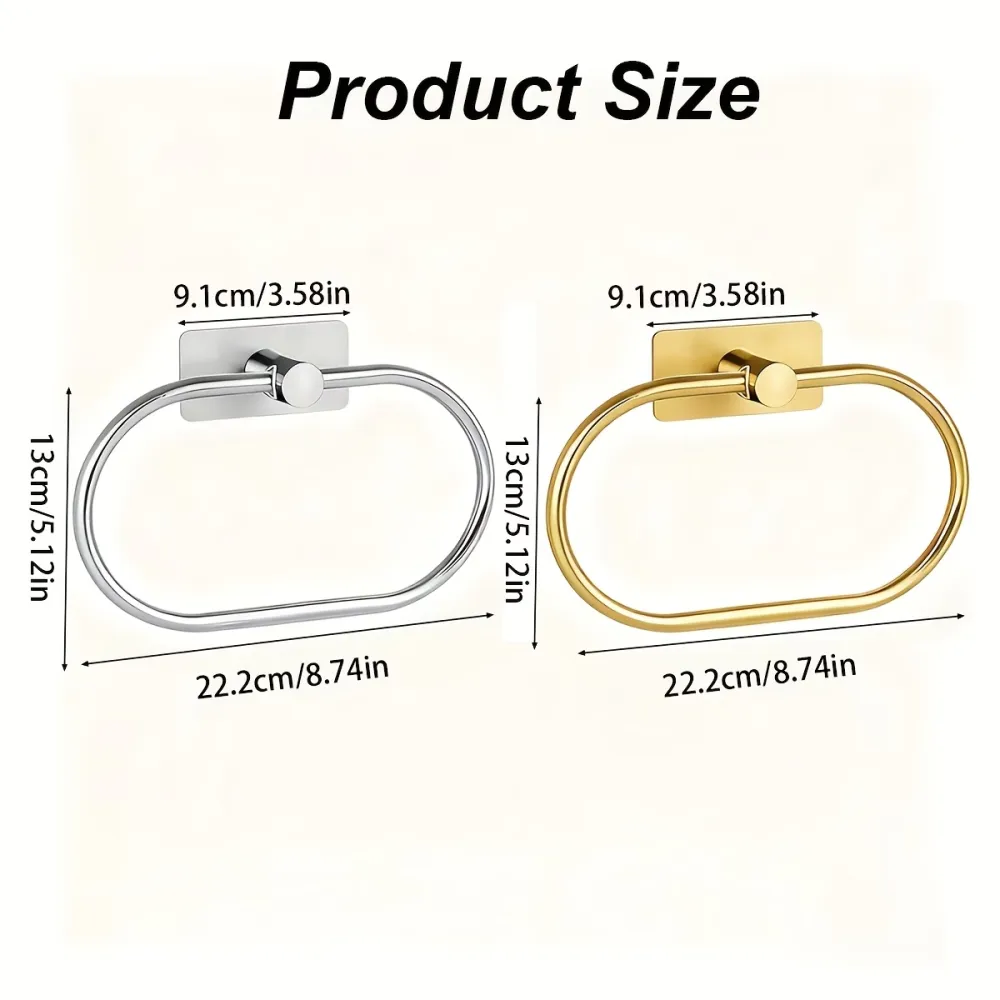 Wall-Mounted Towel Ring