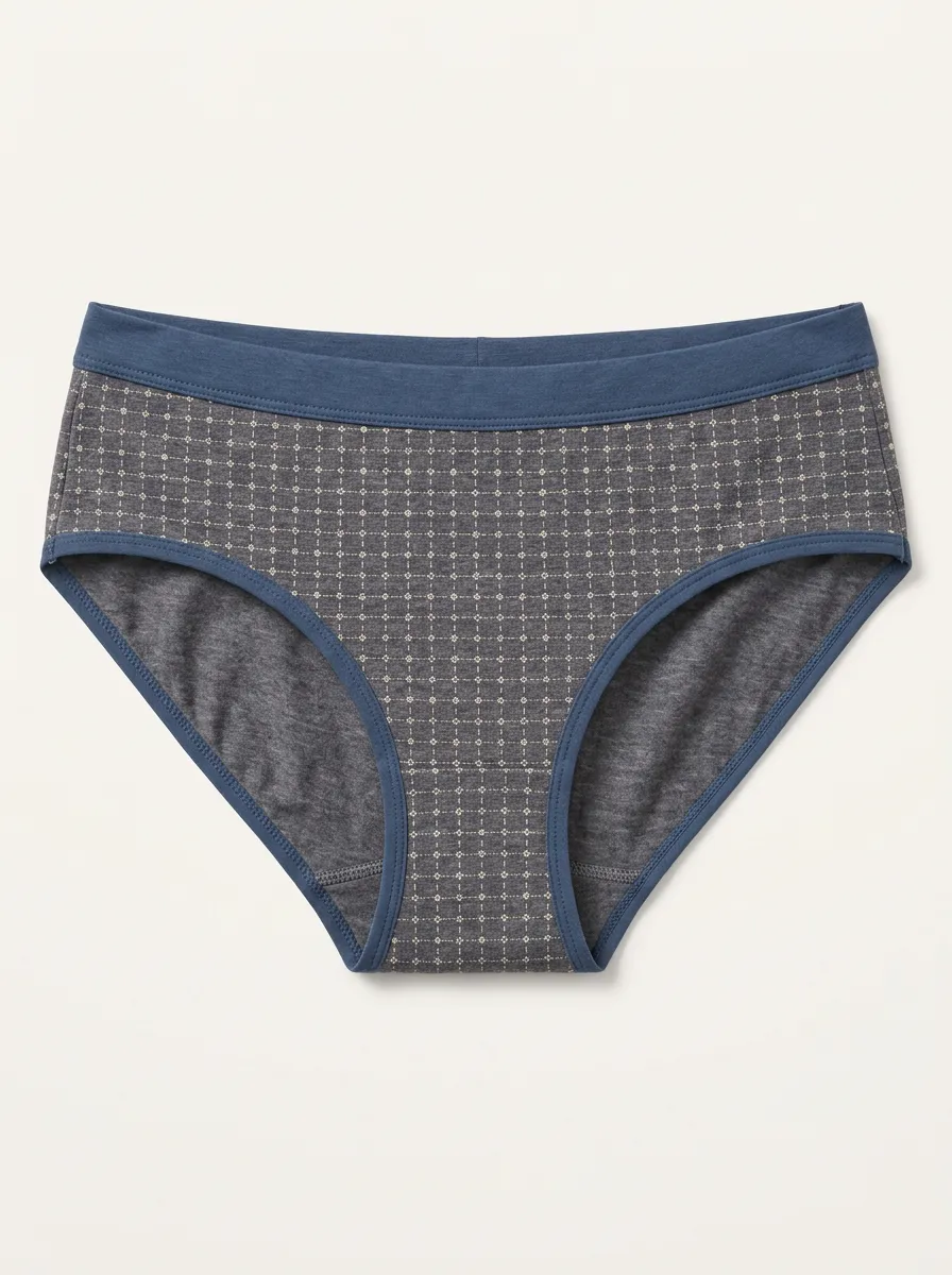 Women's Everyday Briefs with Geometric Detail