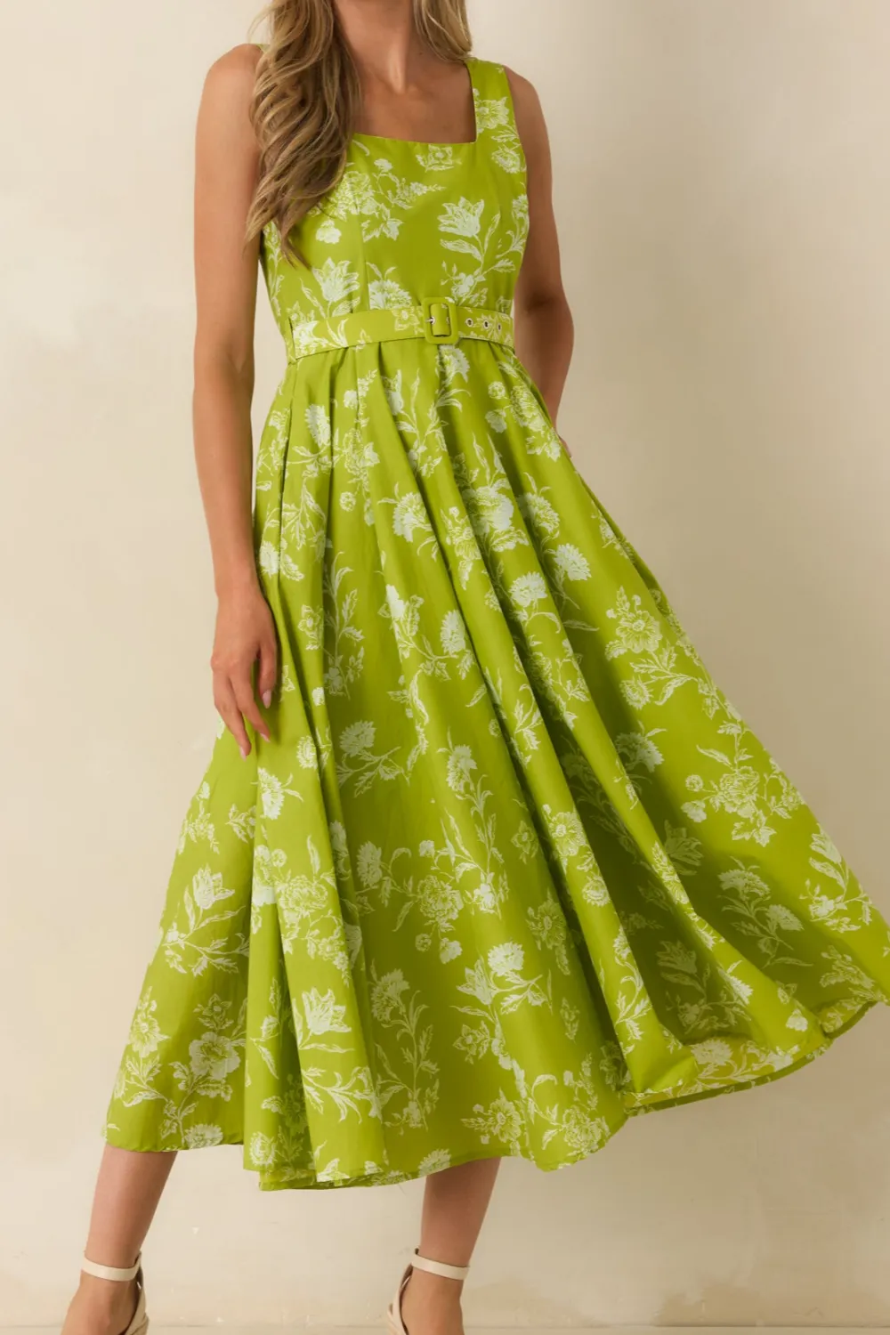 Floral Fresh Midi Dress
