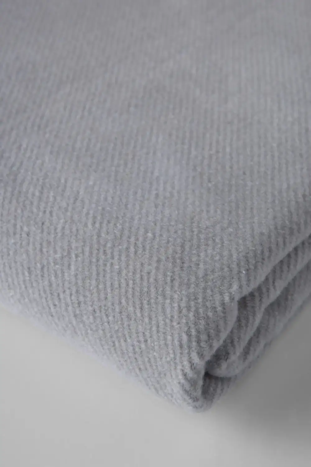 Solid Cotton Blend Throw