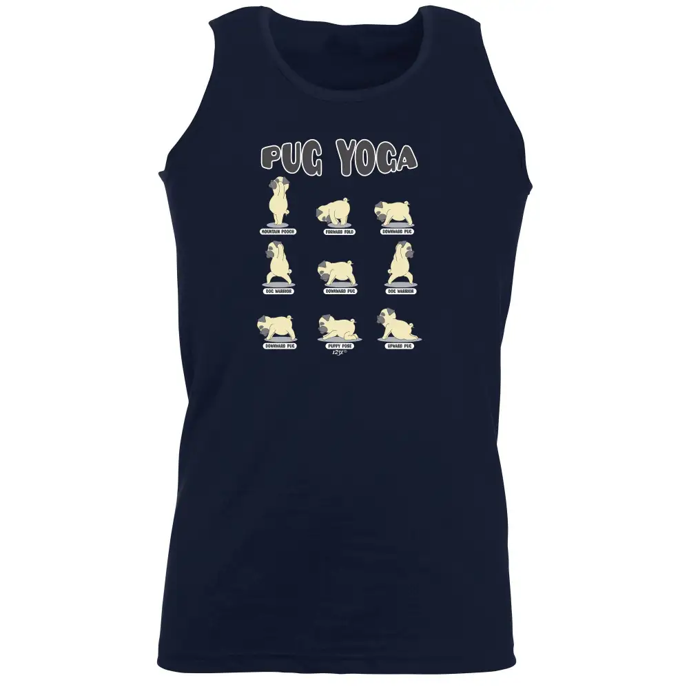 Pug Yoga Graphic Tank Top