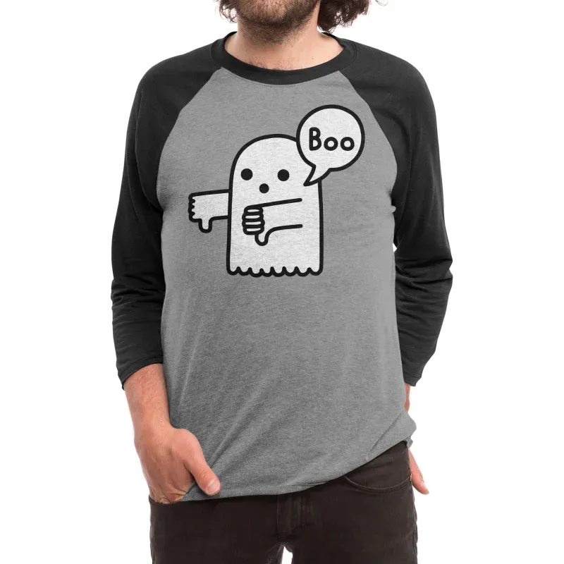 Men's Funny Print Long-Sleeved T-Shirt
