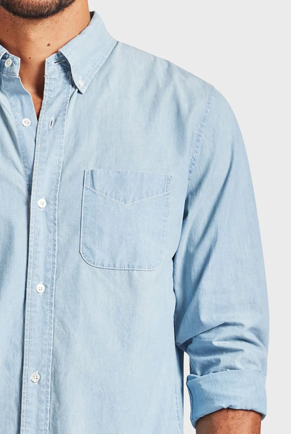 Cotton Utility Pocket Casual Button Up Shirt