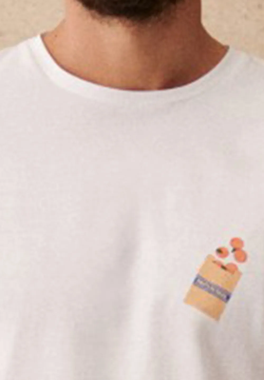White Mini Graphic Print Crew Neck T-Shirt